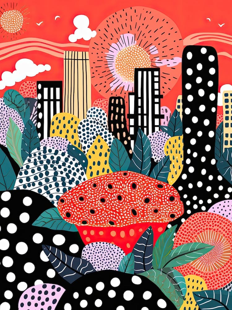 Kuala Lumpur, Illustration In The Style Of Pop Art 4