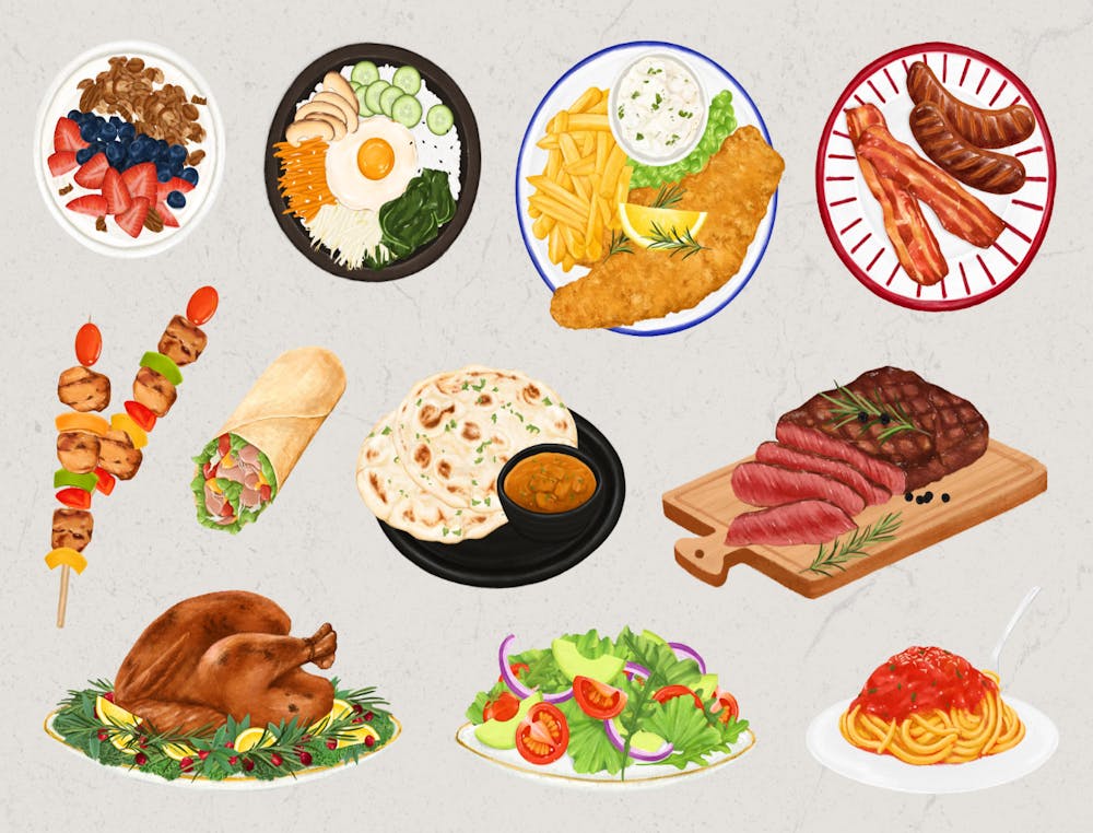 Collection Of Food