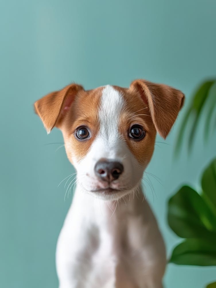 Jack Russell Terrier. Generated AI. 2