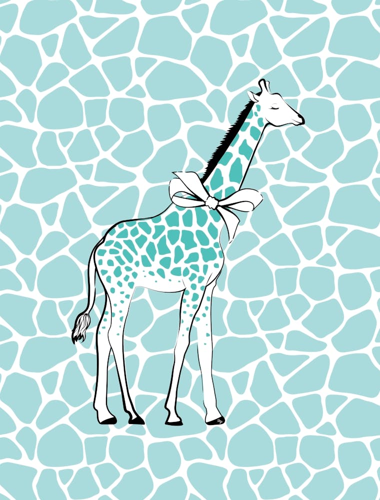 Blue Giraffe