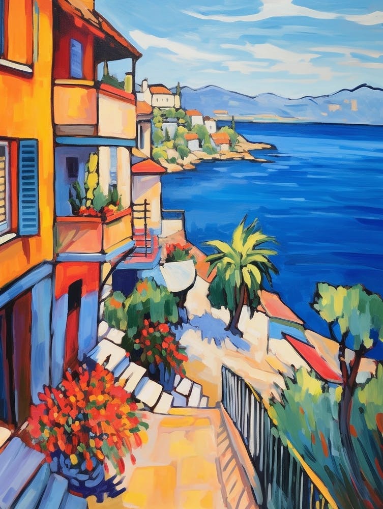 Antalya Turkey 1 Fauvist Painting