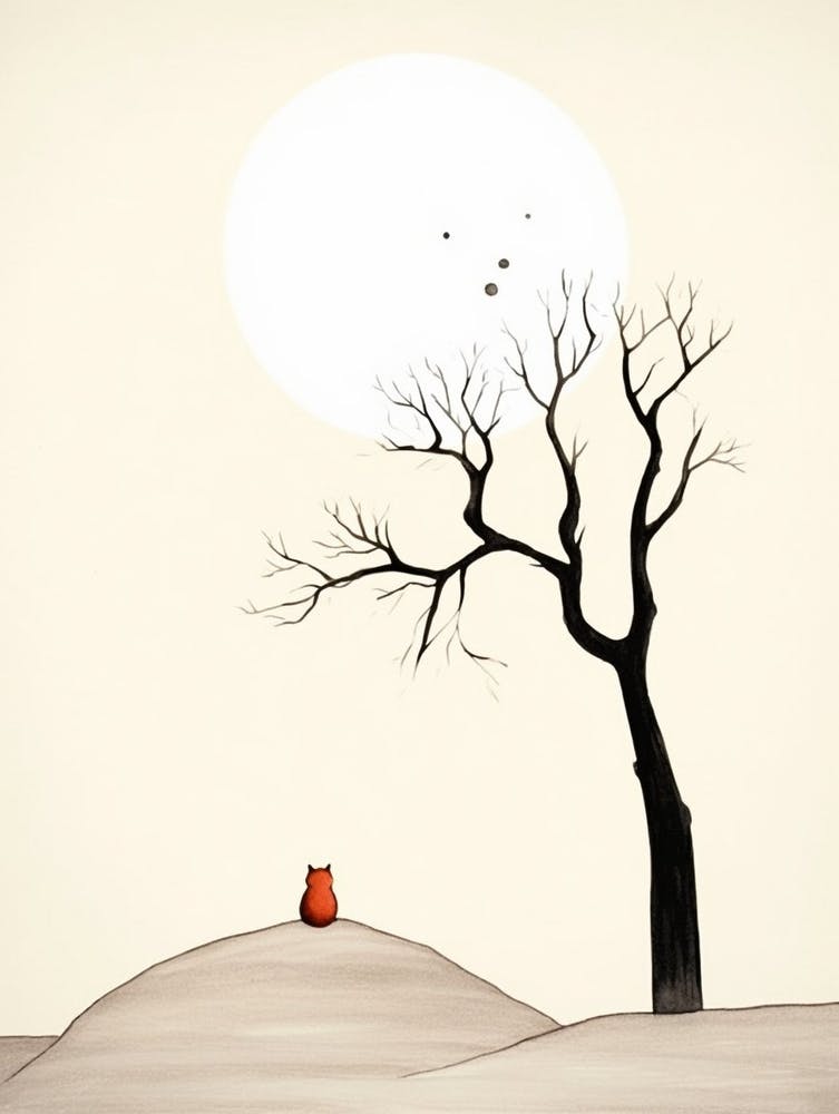 Cute Minimal Fox Illustration 6