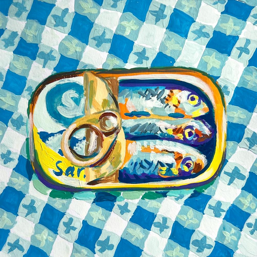 Tin Of Sardines Square