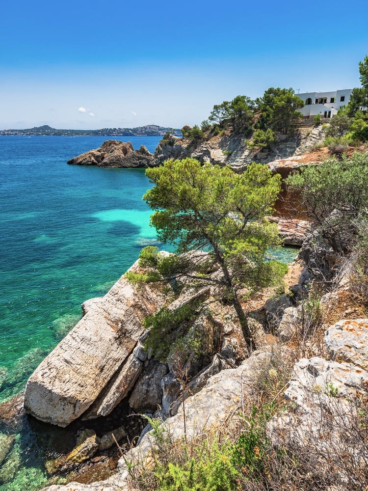 Rocky Coast Of Mallorca Cala Fornells
