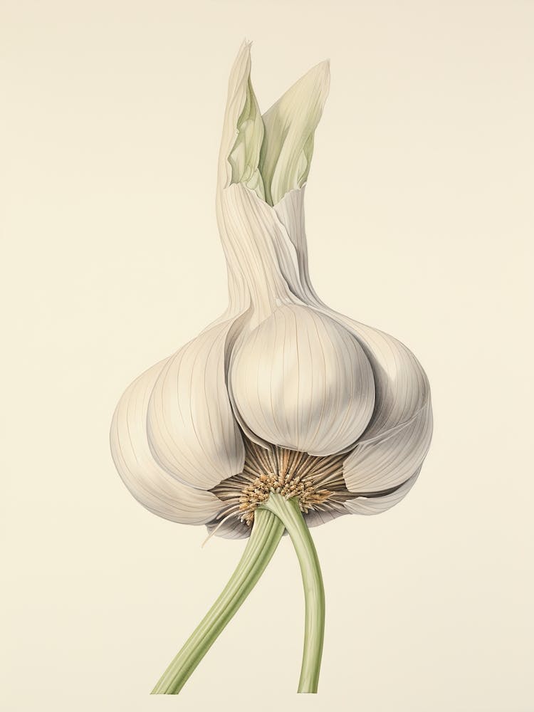 Garlic Vintage Botanical Herbs 3