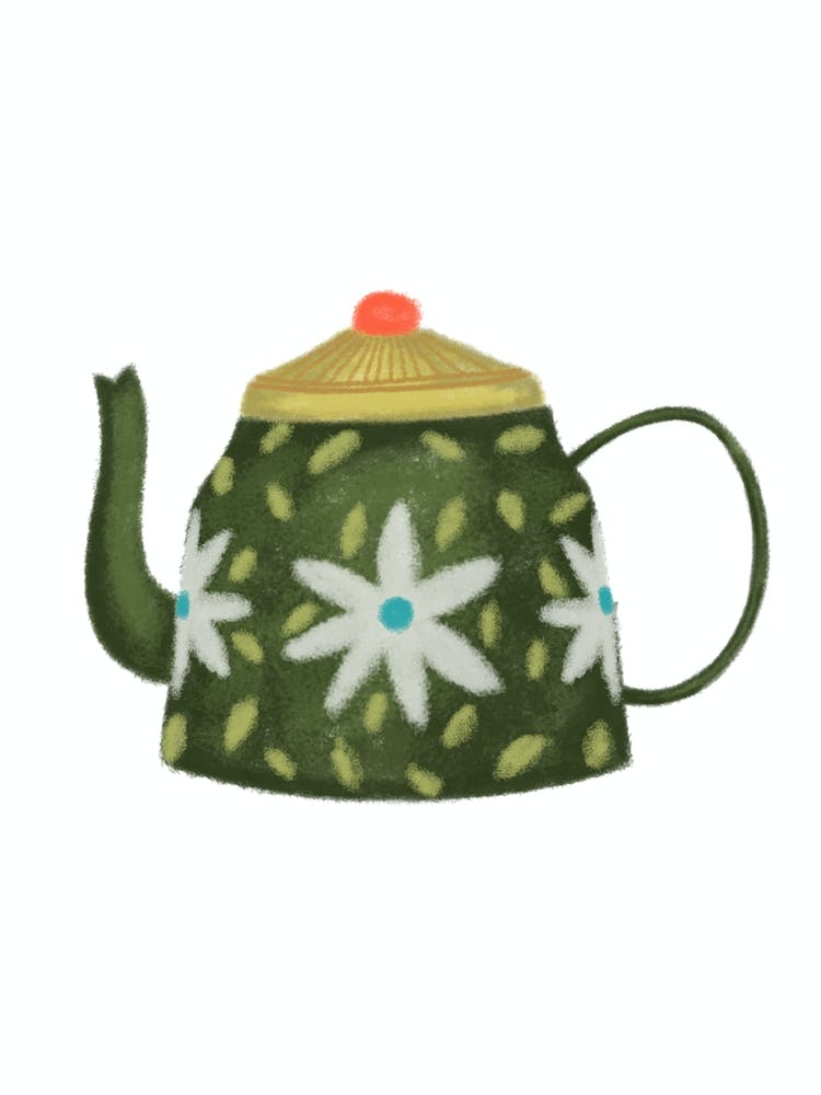Forest Green Kitchen Kettle