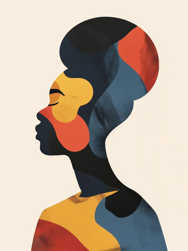 Abstract Portrait Of A Woman 45