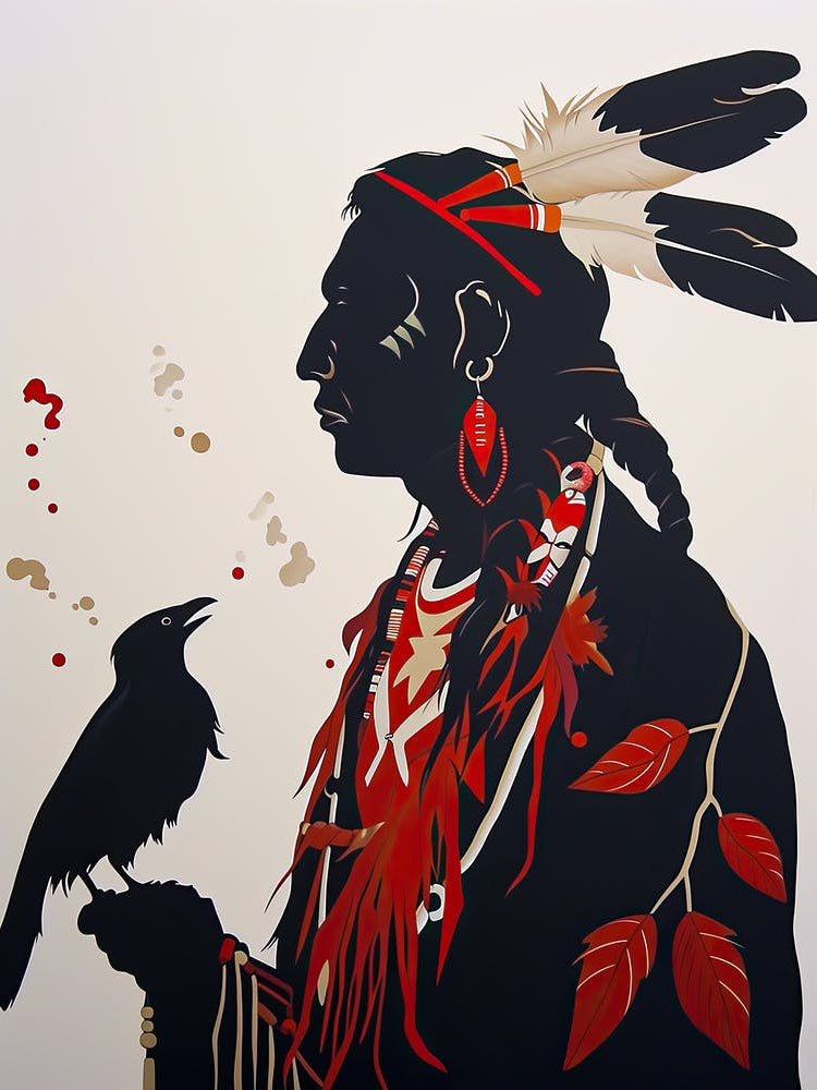 Miami Mystique; A Minimalist Study ! Native American Art