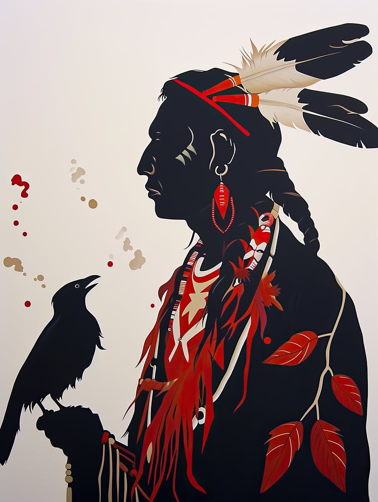 Miami Mystique; A Minimalist Study ! Native American Art