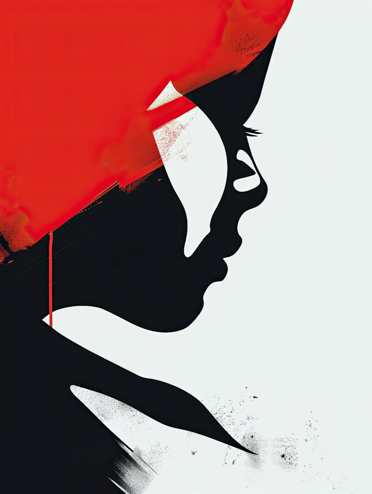 Woman With A Red Hat, Minimalism