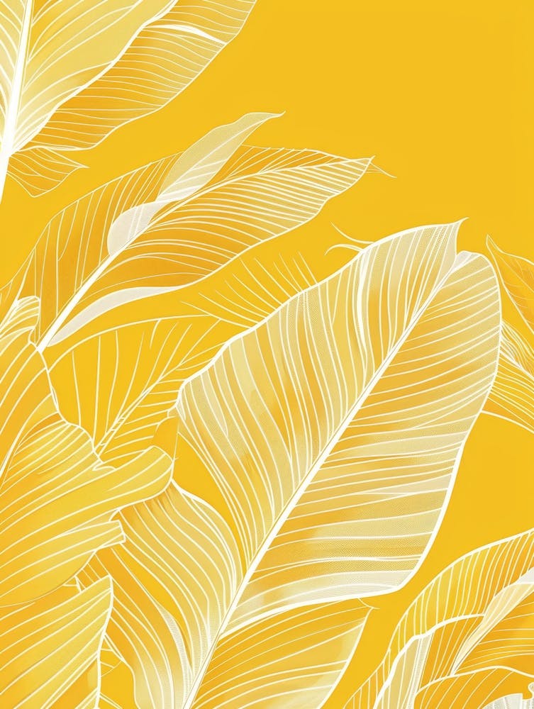Banana Leaves Background