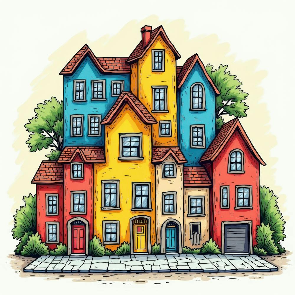 Colorful Houses 5