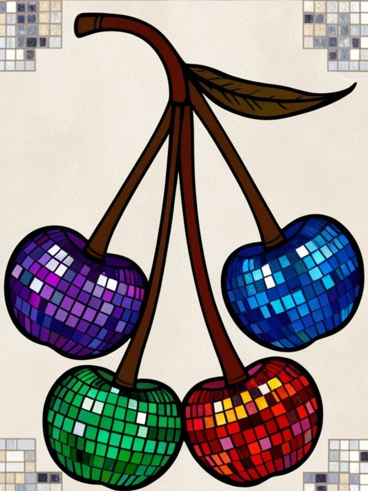 Cherry Mosaic Tile