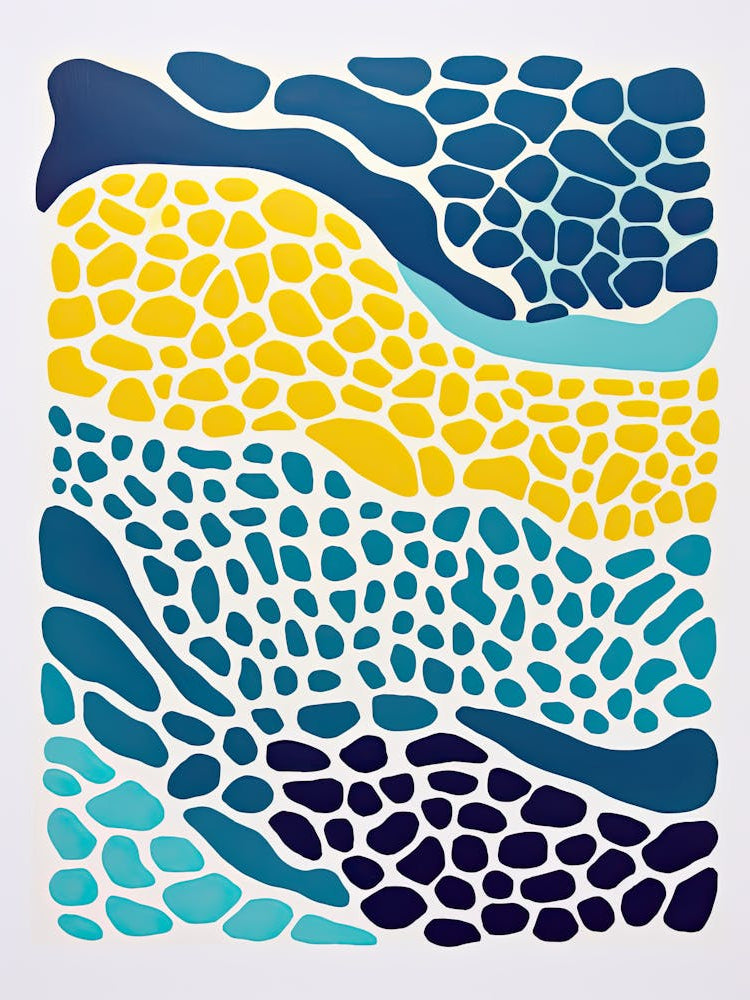 Glowing Web Psychedelic Neural Aesthetic