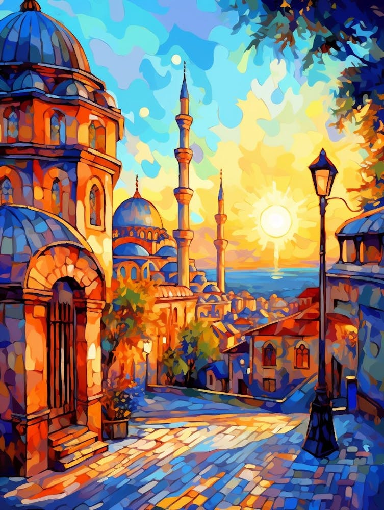 Sleymaniye Mosque Pixel Art 10