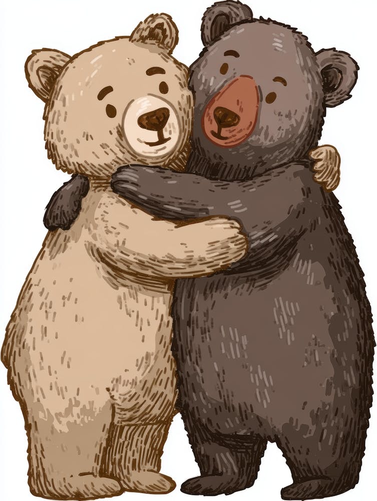 Hugging Bears 1