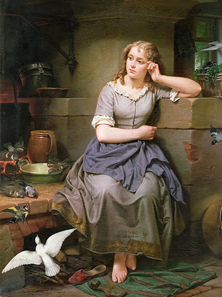 Girl In A Kitchen