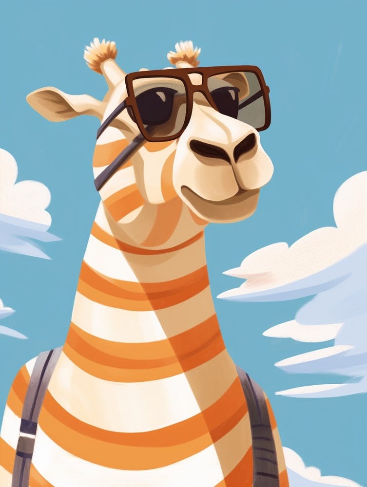 Little Camel 3 Wearing Sunglasses