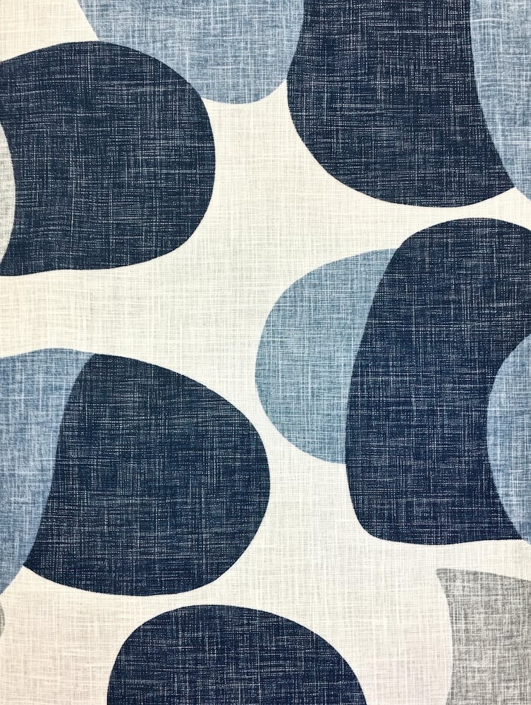 Blue And White Abstract Painting 8