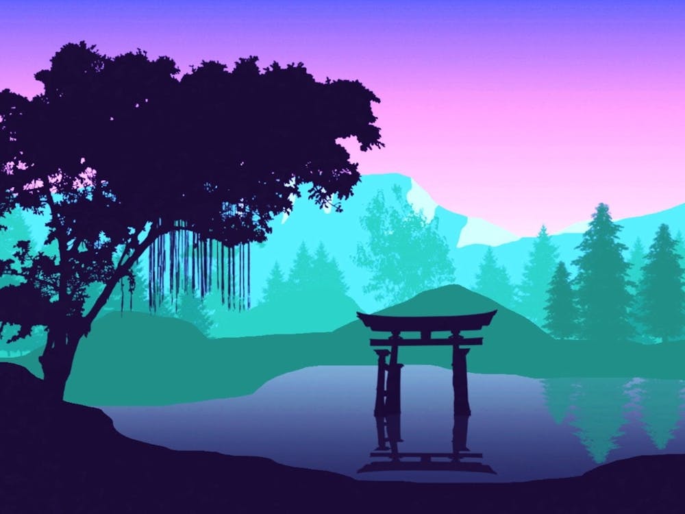 Asian Landscape painting 1