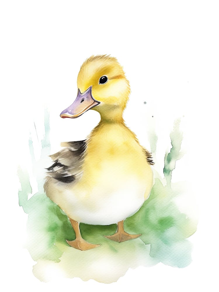 Baby Duckling Watercolour Nursery 4