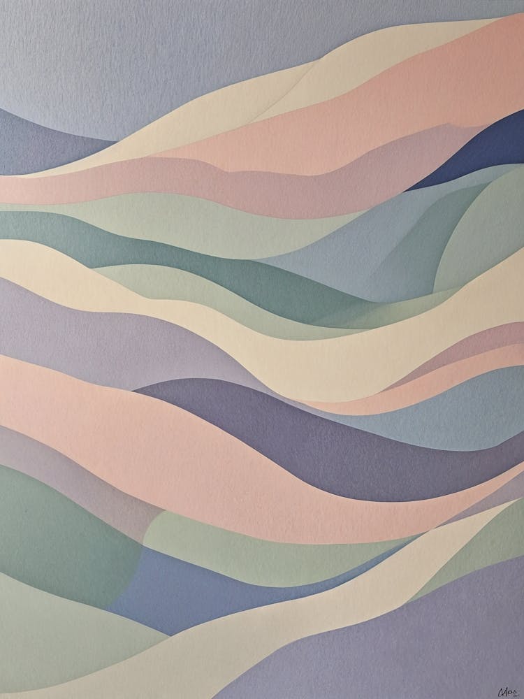 Vagues pastel n°2