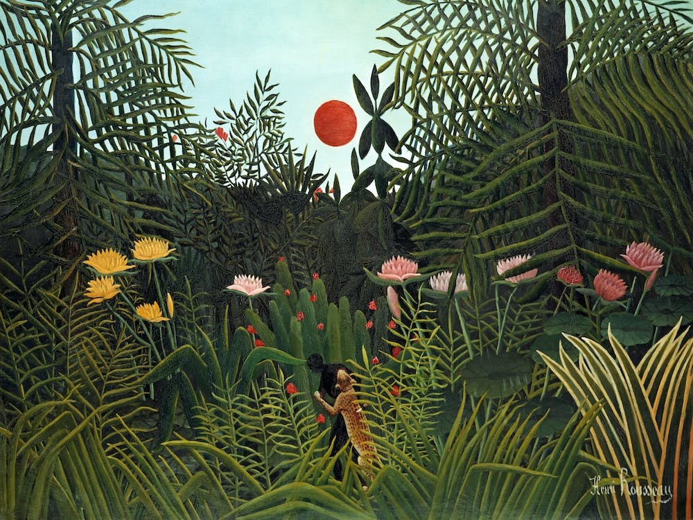 Henri Rousseau's,  Virgin Forest
