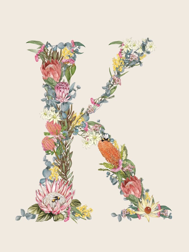 K Oat Alphabet Letter