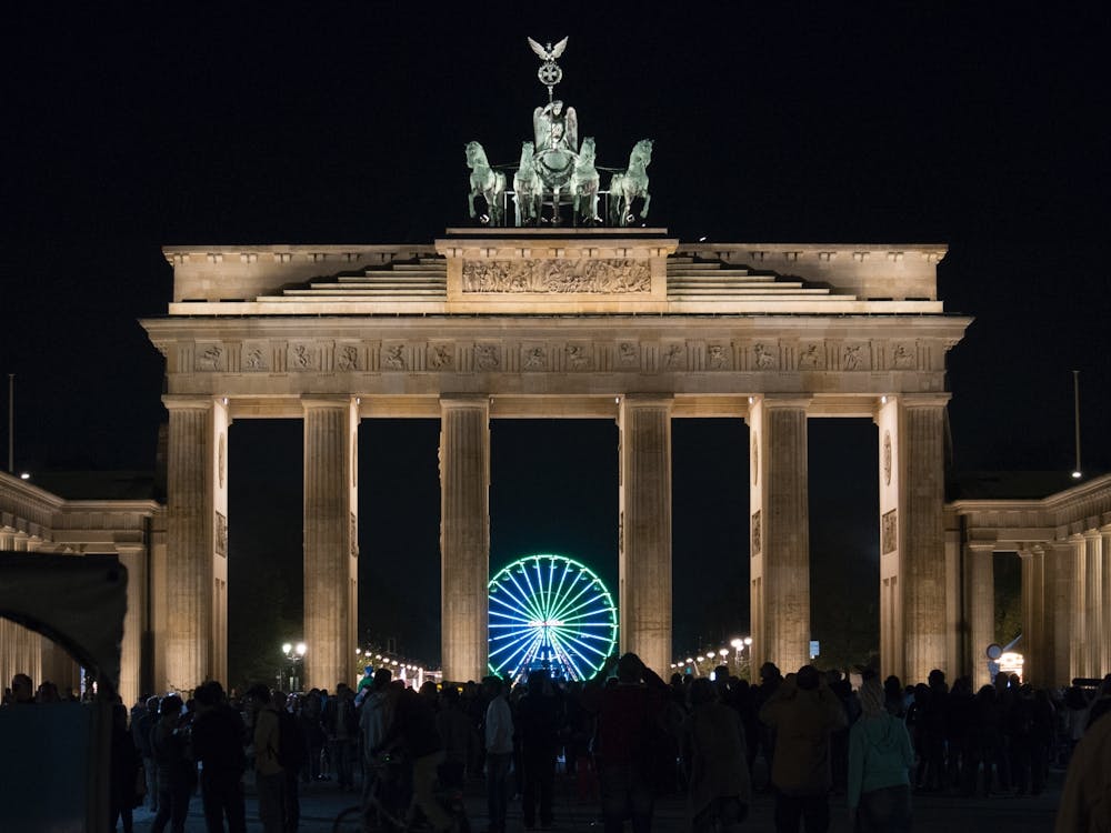 Brandenburg Gate At Night