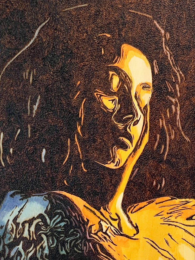 Out Of The Shadows Yellow and Blue