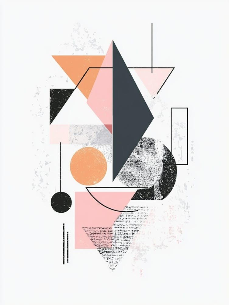 Abstract Geometric Canvas Print