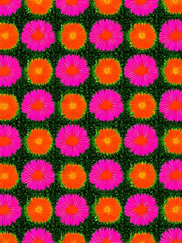 Chrysanthemums Andy Warhol Flower