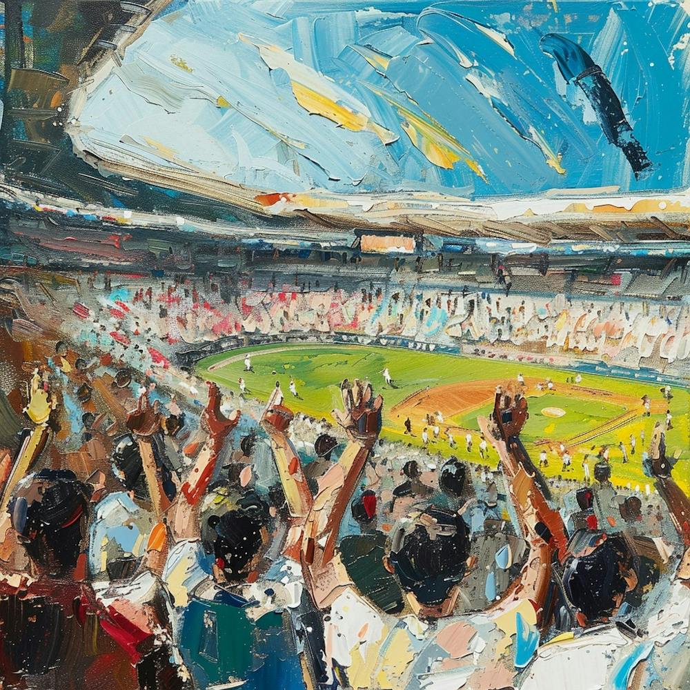 A Stadium Crowd Oil Painting Illustration 1718675164 2