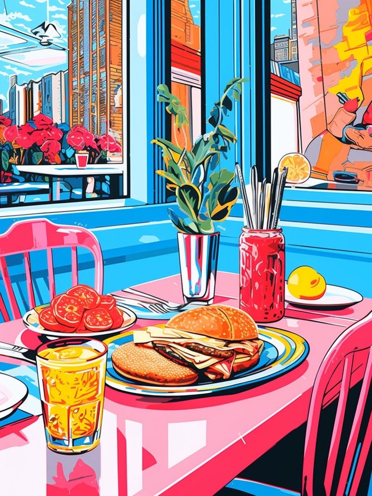 Colour Pop Retro Diner 2