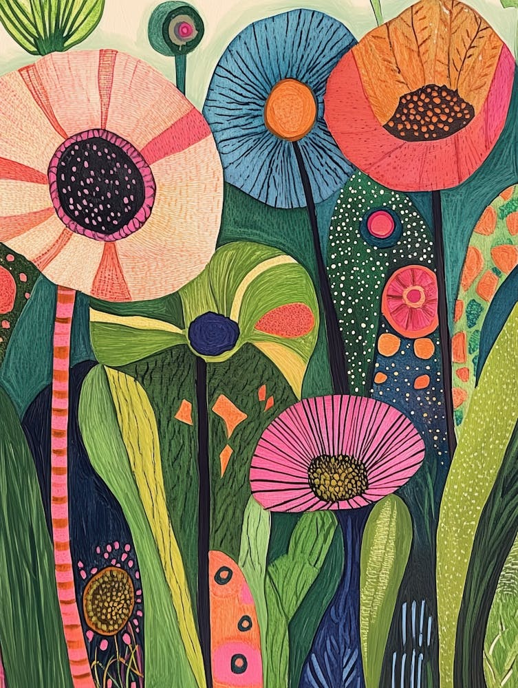 Poppies In The Garden