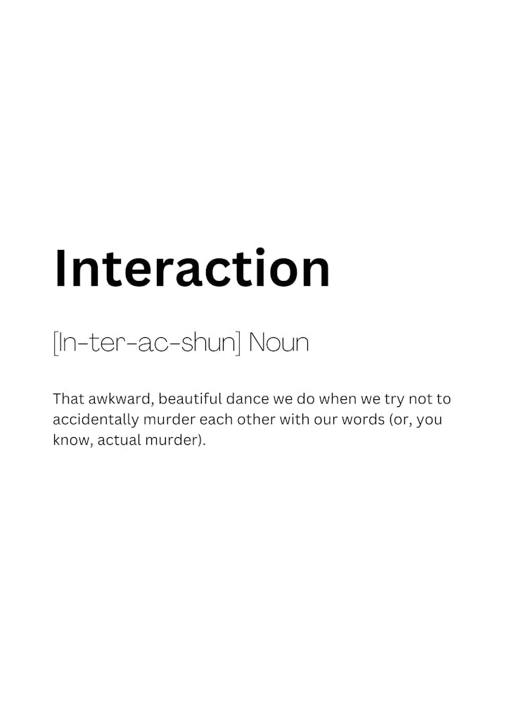 Interaction Definition Meaning 1