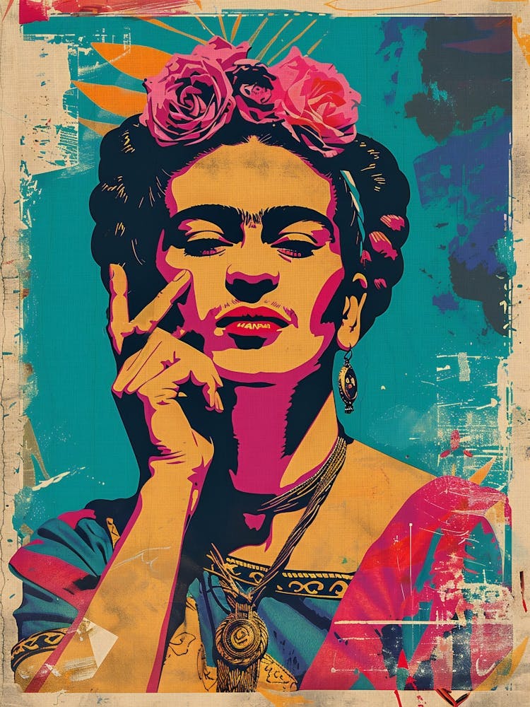 Frida Kahlo Vintage-Poster