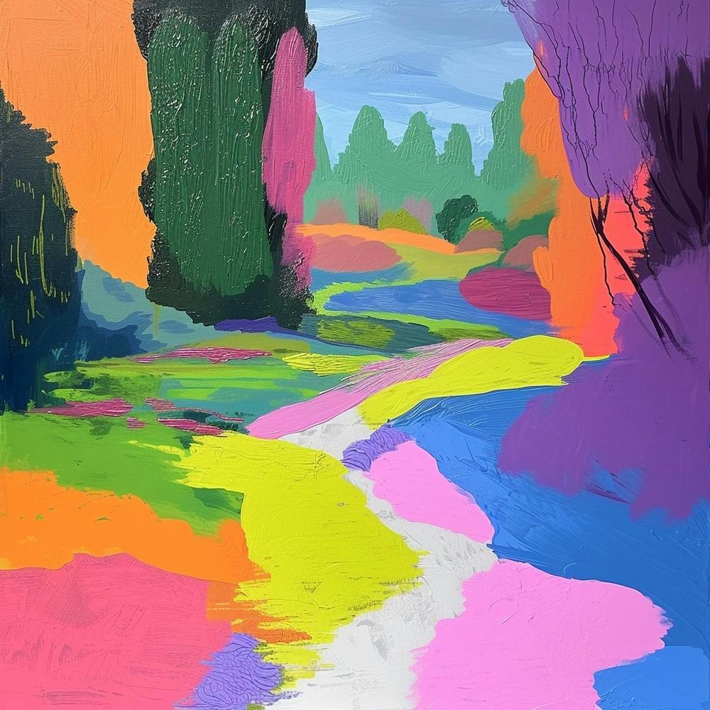 Abstract Park Collection Parc Des Buttes Chaumont Paris 5