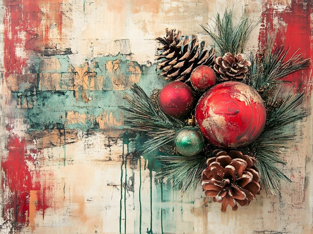 Intage Christmas Mixed Media 12