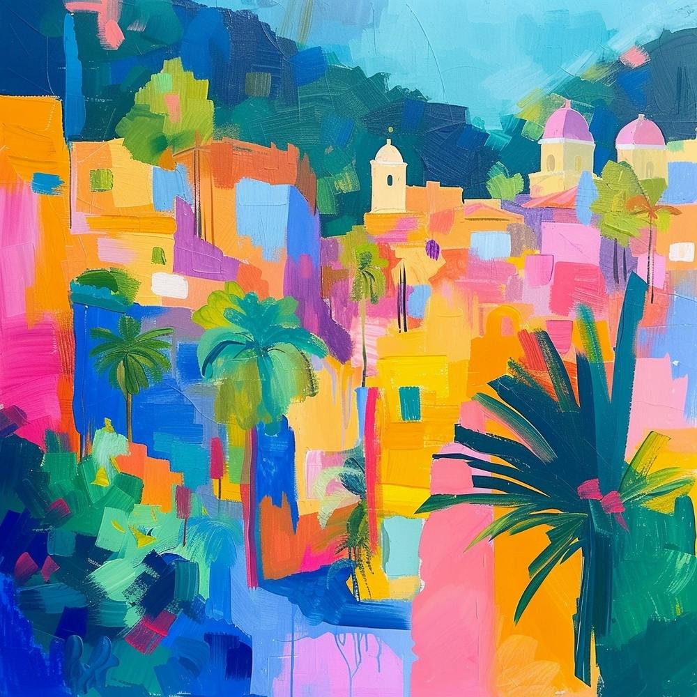 Abstract Travel Collection San Pedro Sula Honduras 2