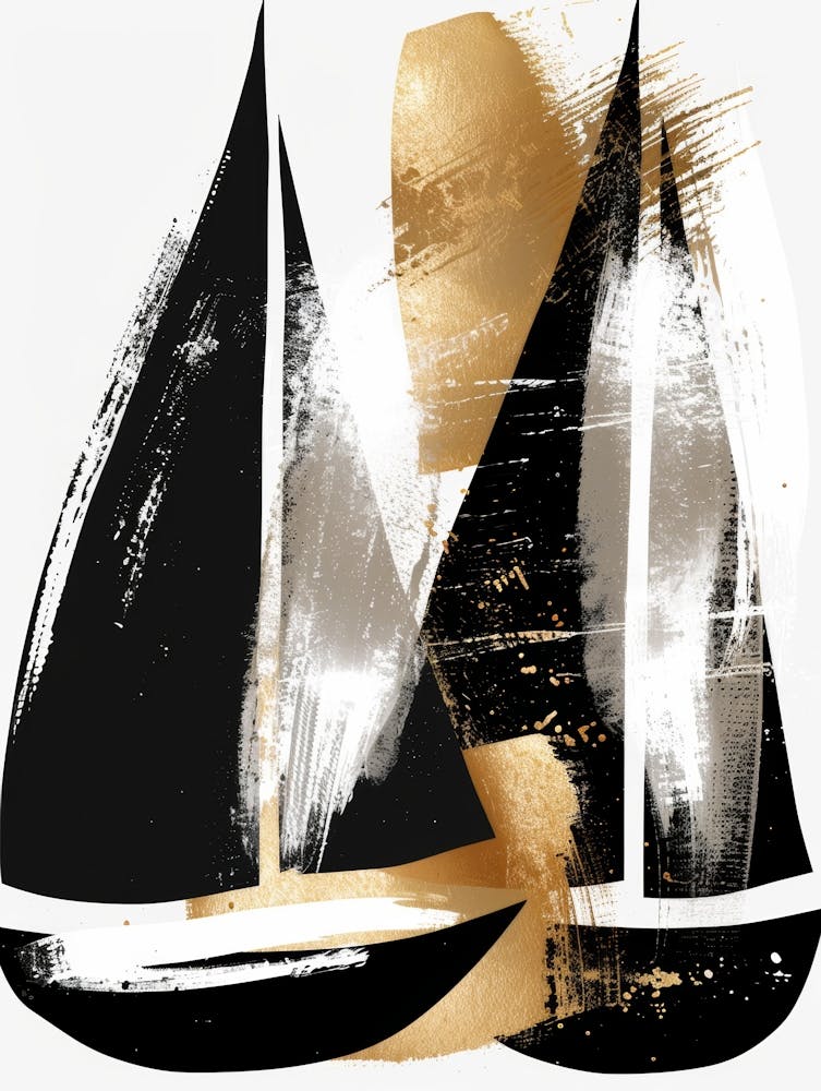 Sailboats Canvas Print 1