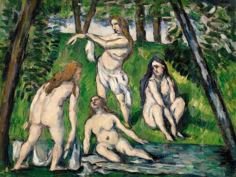 Four Bathers, Paul Cézanne