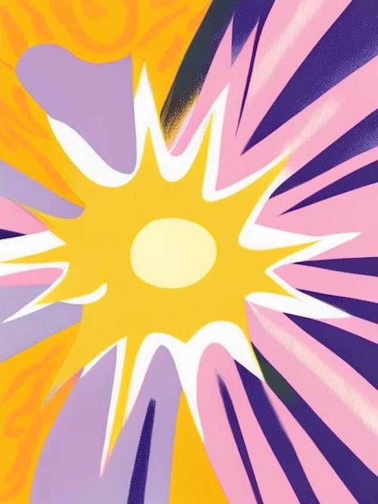 Solar Flare Musted Pastels Space