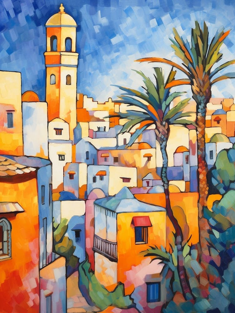 Casablanca Morocco 3 Fauvist Painting