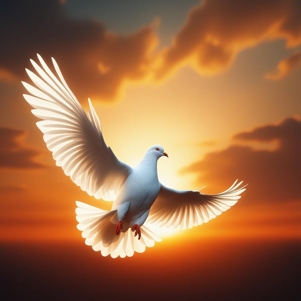 Dove In Flight