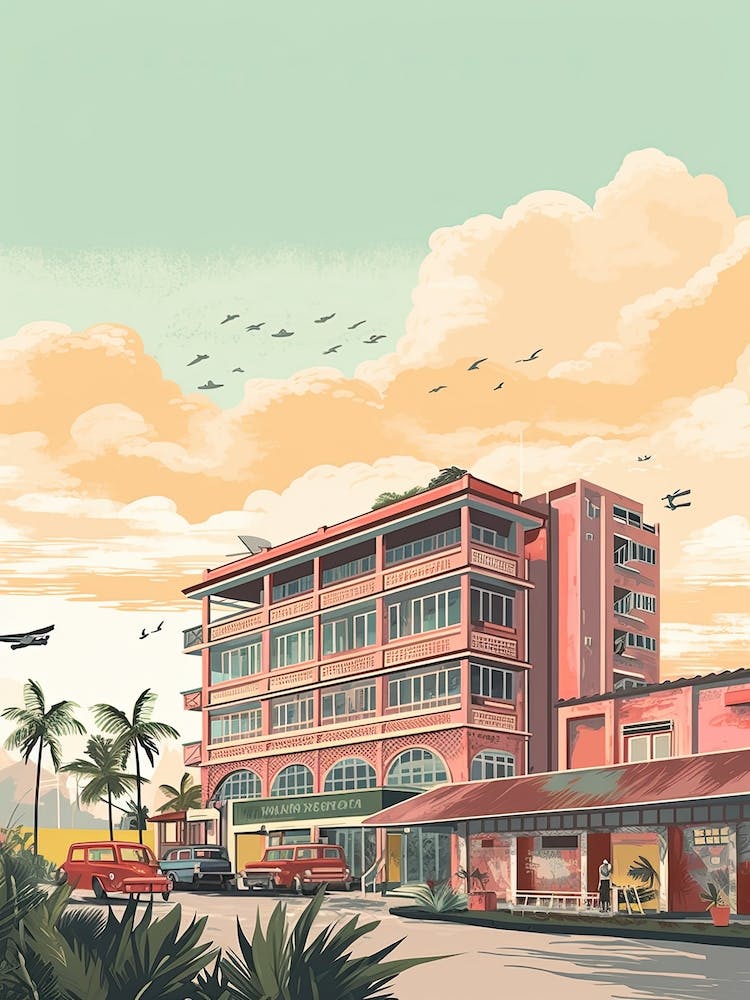 Manila Philippines Travel Illustration 4
