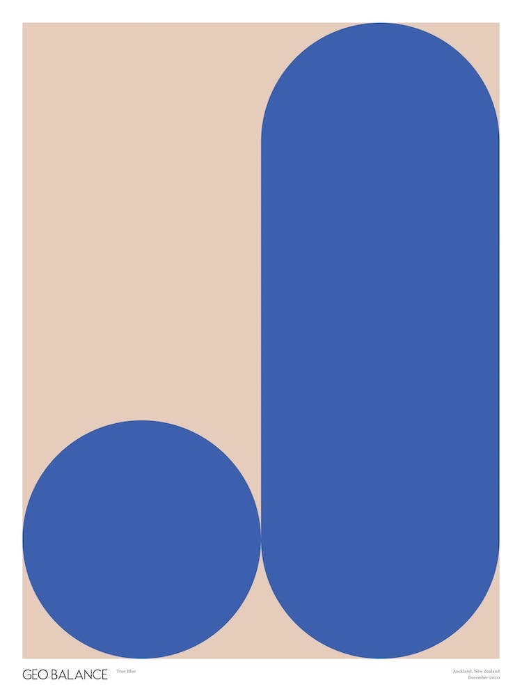 Geo Balance True Blue