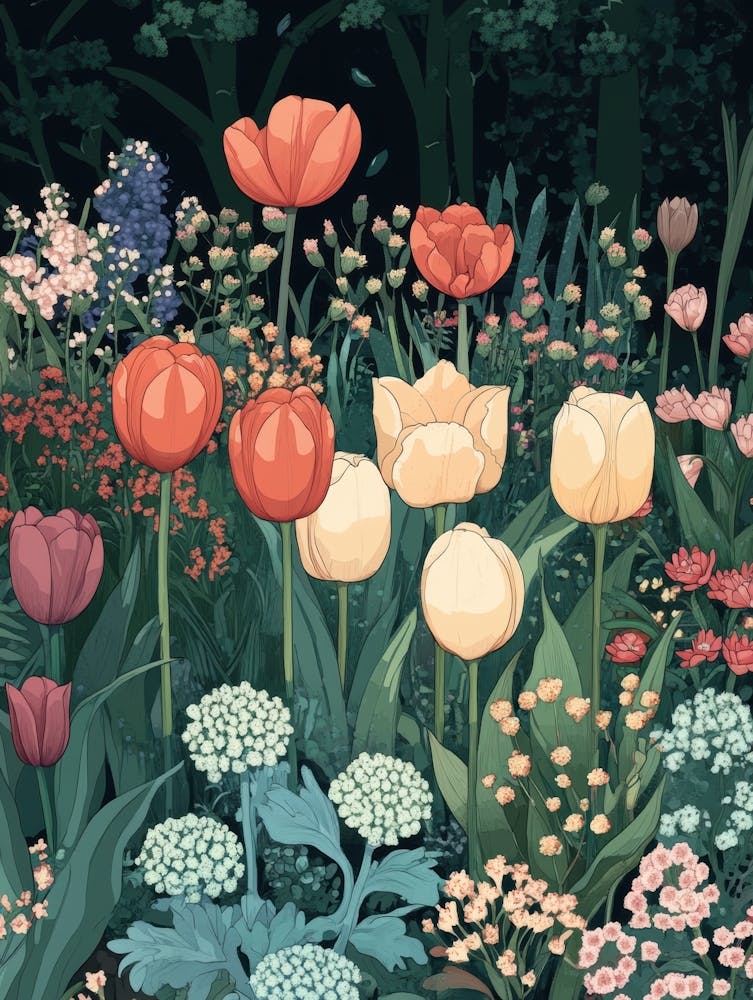 Tulips In The Garden 22