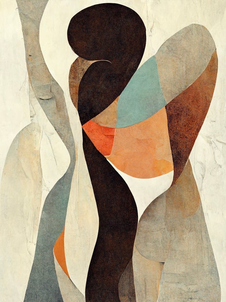 Abstract Figure Earth Tones 2