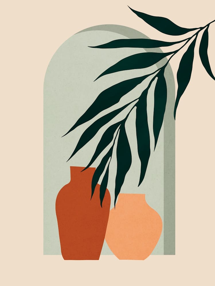 Geometric and floral composition 5